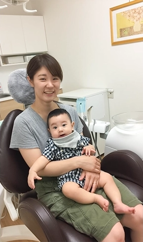 1歳6ヶ月歯科健診の写真